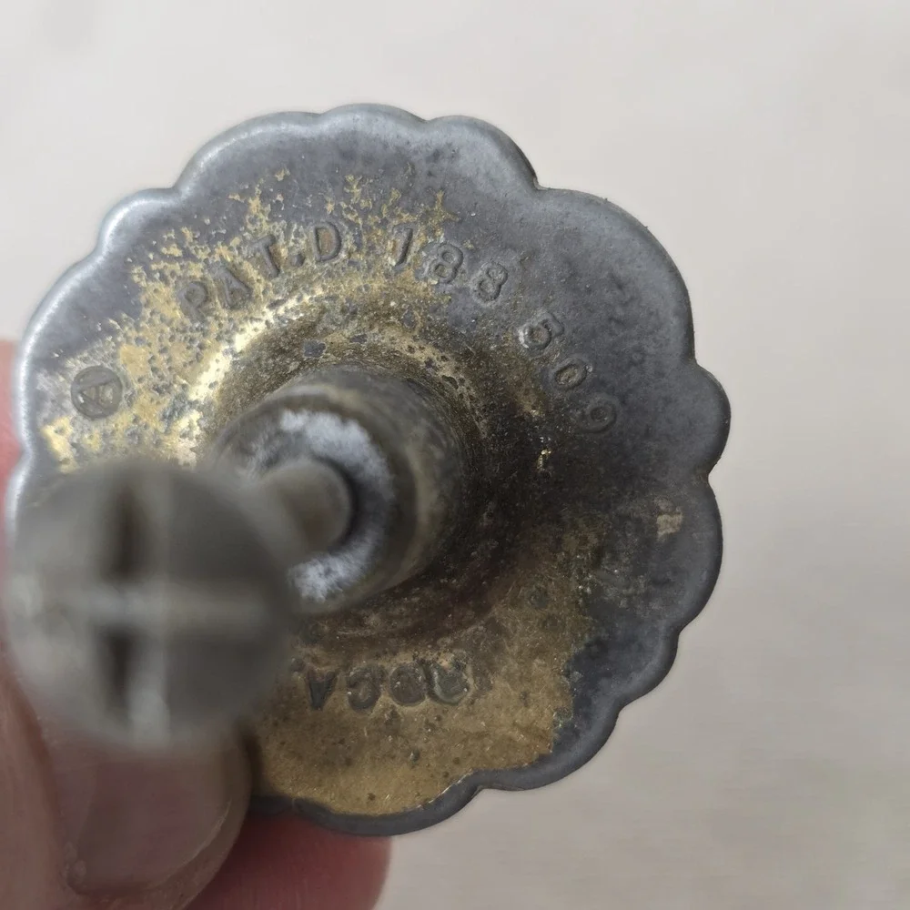 Amerock Provincial Drawer Cabinet Pulls Handles‎ Metal R.D.C.A. 1960 Set Of 5